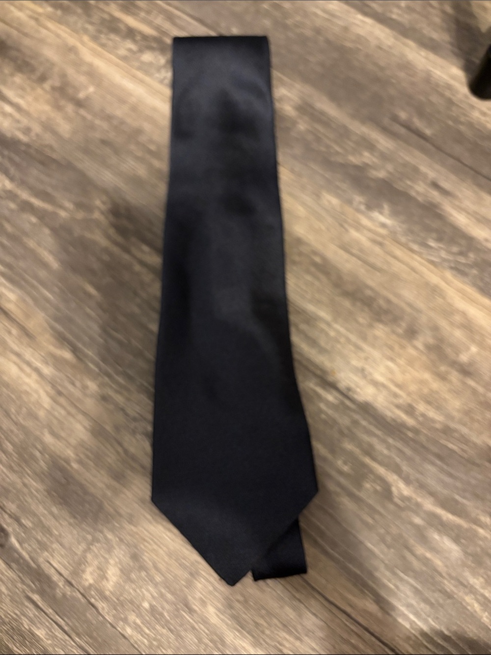 Bruno Magli Men's Solid Black Satin Tie